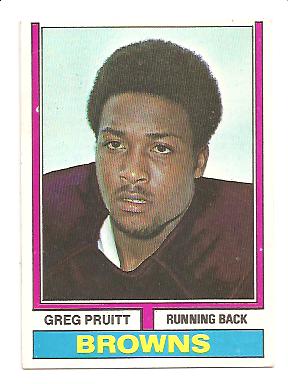 1974 Topps #110 Greg Pruitt RC