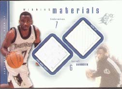 2000-01 SPx Winning Materials #TB1, Terrell Brandon 