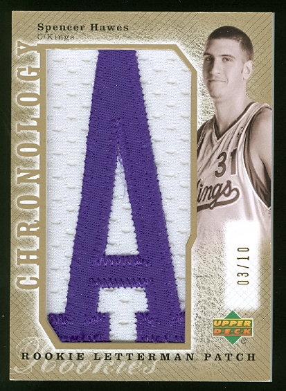 2006-07 Chronology 2007-08 Rookie Draft Redemptions Gold #256 Spencer Hawes