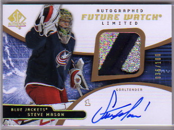 2008-09 SP Authentic Limited Autographed Patches #209 Steve Mason