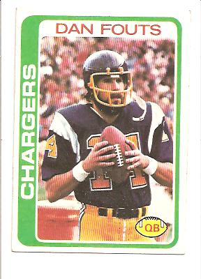 1978 Topps #499 Dan Fouts
