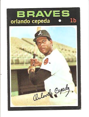 1971 Topps #605 Orlando Cepeda