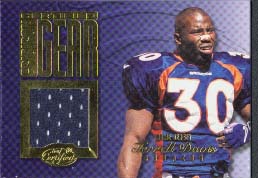 1999 Leaf Certified Gridiron Geam Jersey #TD30-H, Terrell Davis /300
