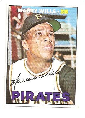 1967 Topps #570 Maury Wills