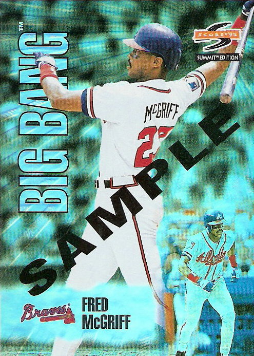 1995 Summit Samples #BB17 Fred McGriff