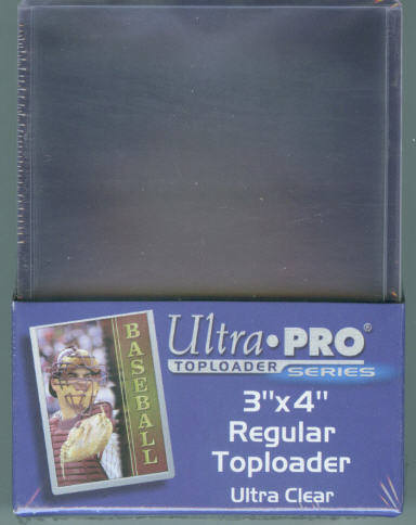 Pack of (25) Ultra Pro Regular Clear Top Loaders