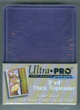 Pack of (25) Ultra Pro Premium Clear Thick Top Loaders 55pt