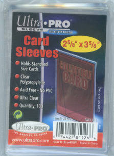 Case of (10,000) Ultra Pro Soft Card Sleeves ~ (100) Packs of (100) Sleeves 