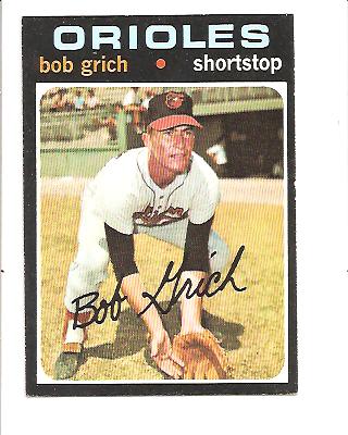 1971 Topps #193 Bob Grich RC