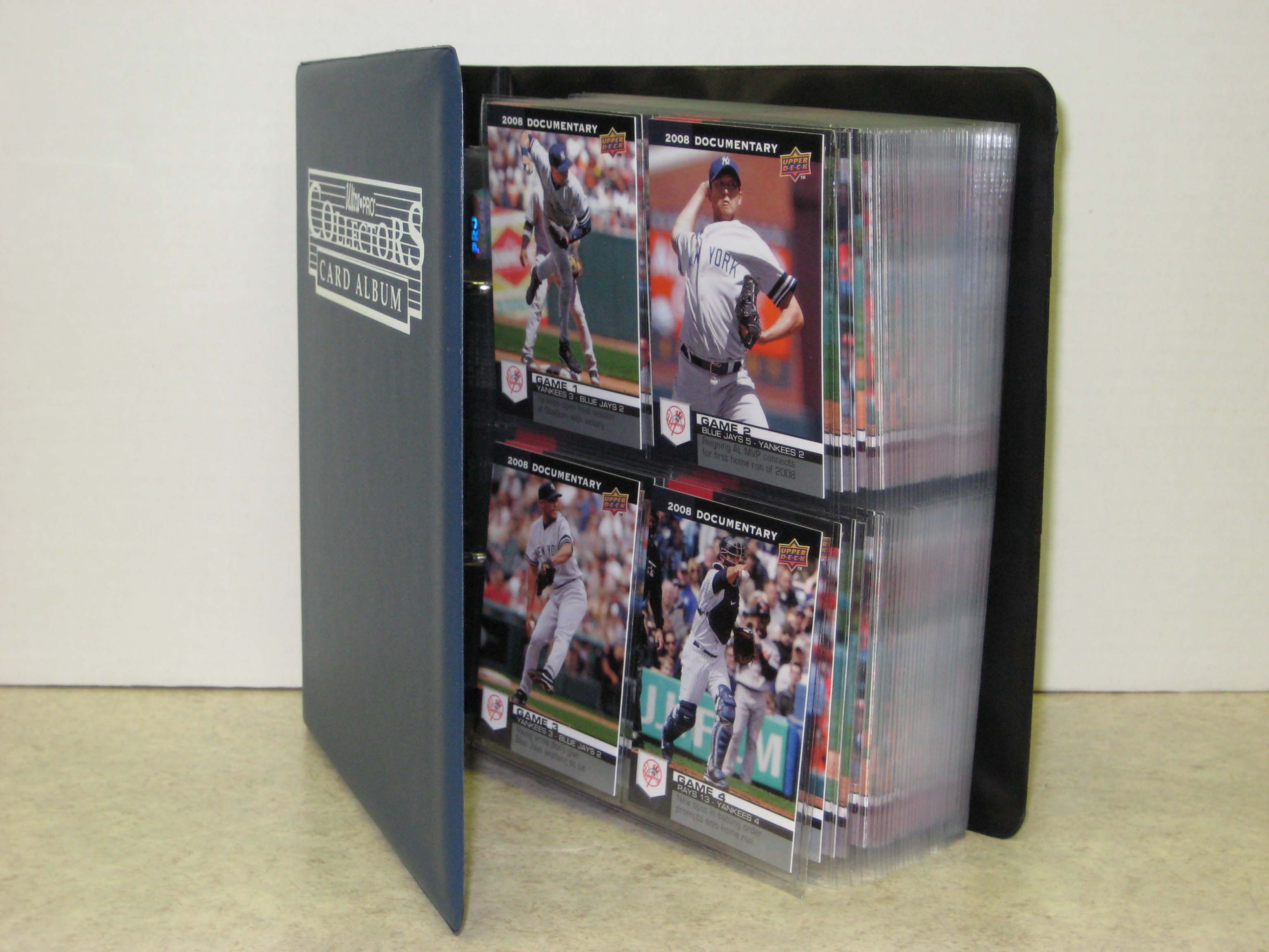 2008 Upper Deck Documentary New York Yankees 163-card Team/Season Set w/ Collectors Binder + Protective Pages