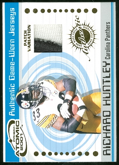 2001 Pacific Prism Atomic Jersey Patches #110 Richard Huntley