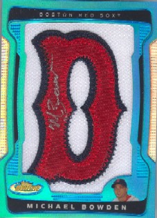 2009 Finest Refractors Blue #155 Michael Bowden AU/150 *