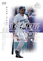 2001 SP Game Used Edition #8 Greg Vaughn