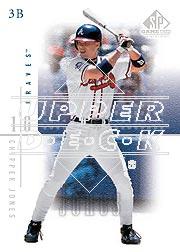 2001 SP Game Used Edition #32 Chipper Jones