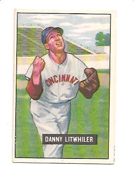 1951 Bowman #179 Danny Litwhiler