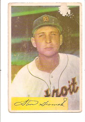 1954 Bowman #199 Steve Gromek