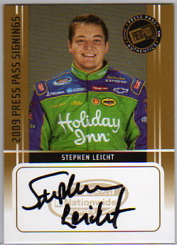 2009 Press Pass Signings Gold #23 Stephen Leicht