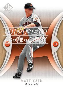 2007 SP Authentic #43 Matt Cain