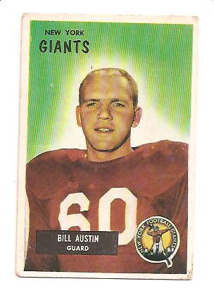 1955 Bowman #11 Bill Austin