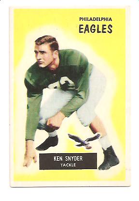 1955 Bowman #63 Kenneth Snyder