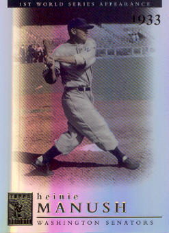 2003 Topps Tribute World Series #107 Heinie Manush 33