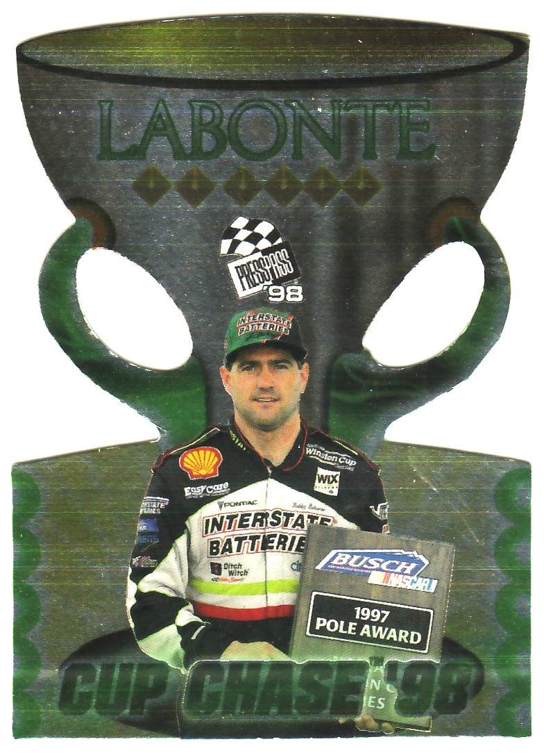 1998 Press Pass Cup Chase Die Cut Prizes #CC11 Bobby Labonte