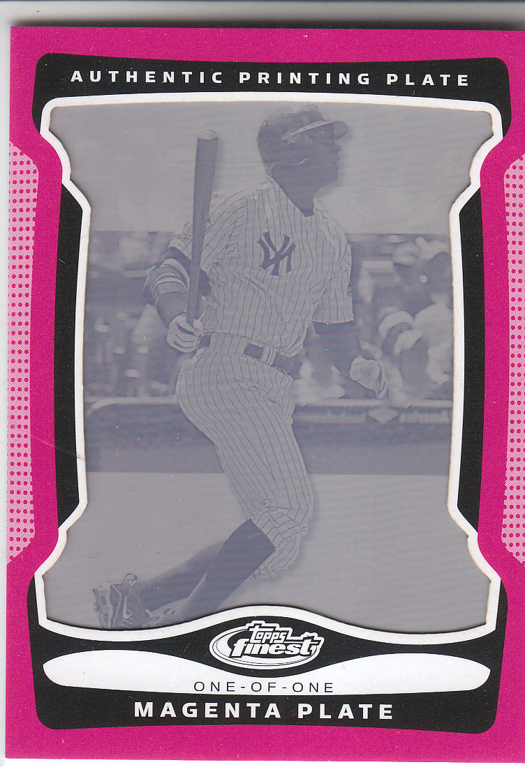 2009 Finest Printing Plates Magenta #13 Alex Rodriguez