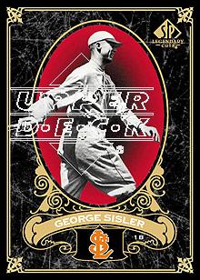 2007 SP Legendary Cuts #86 George Sisler