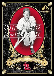 2007 SP Legendary Cuts #93 Red Schoendienst
