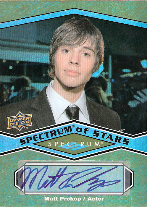 2009 Upper Deck Spectrum Spectrum of Stars Autographs #PR Matt Prokop
