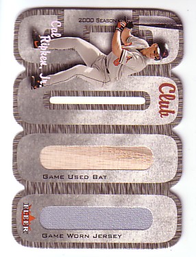 2000 Fleer Club 3000 Memorabilia #CR4 C.Ripken Bat-Jersey/100