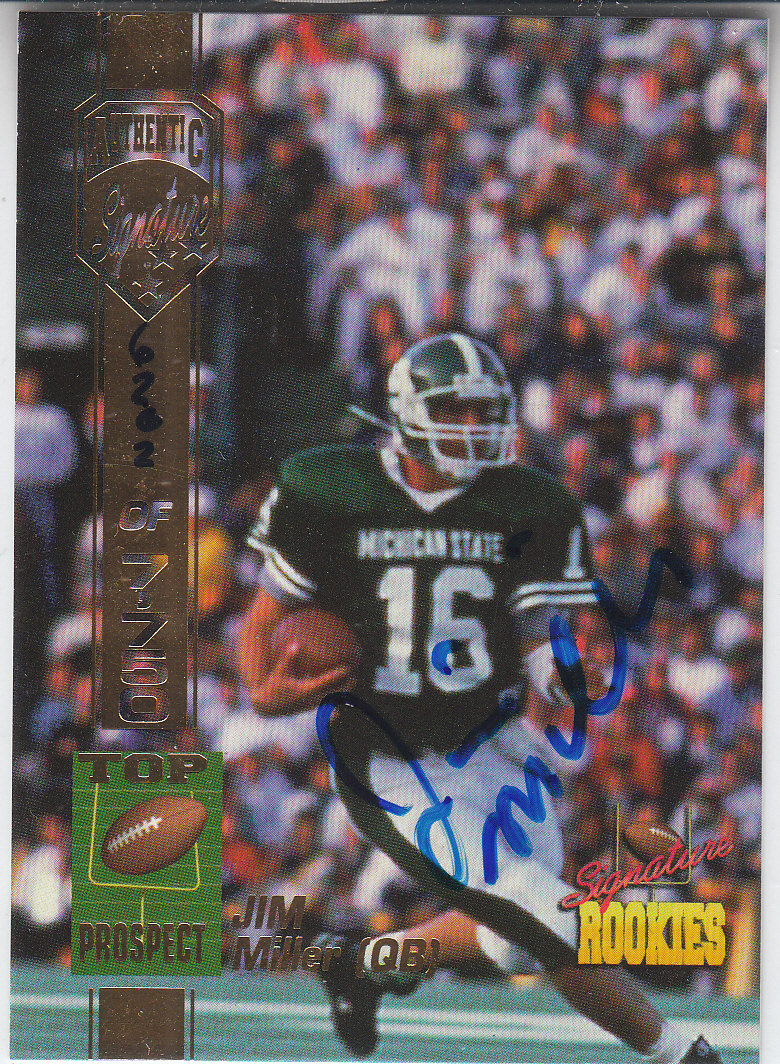 1994 Signature Rookies Autographs #37 Jim Miller