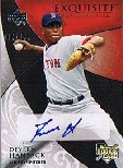 2007 Exquisite Collection Rookie Signatures #117 Devern Hansack AU/235 RC