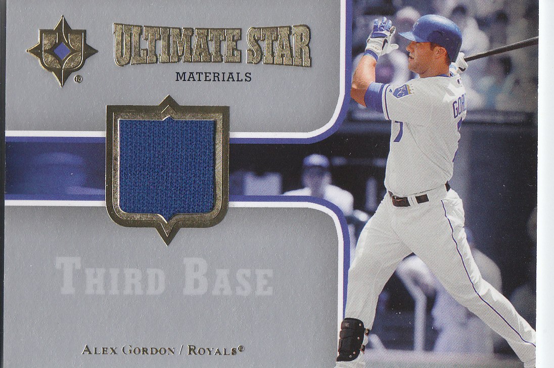 2007 Ultimate Collection Ultimate Star Materials #AG2 Alex Gordon