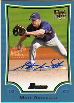 2009 Bowman Blue #226 Matt Antonelli AU