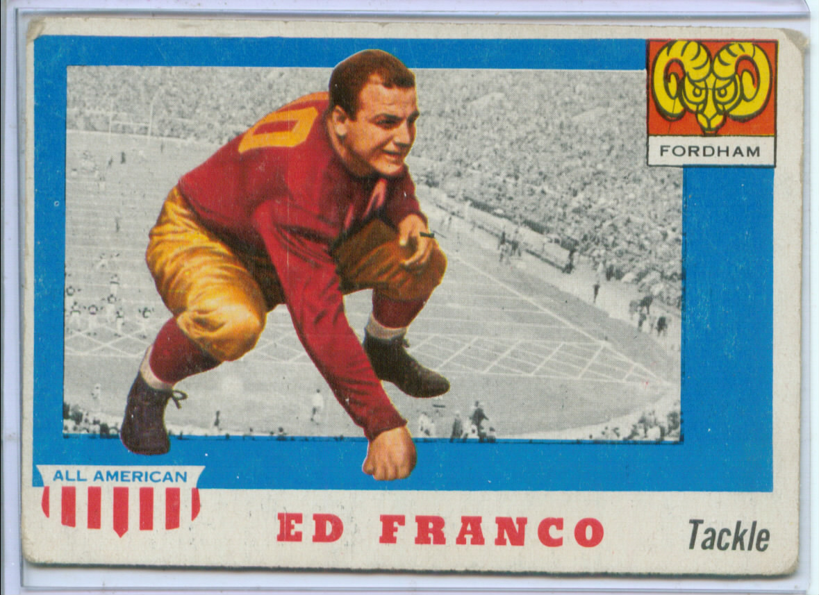 1955 Topps All American #58 Ed Franco RC