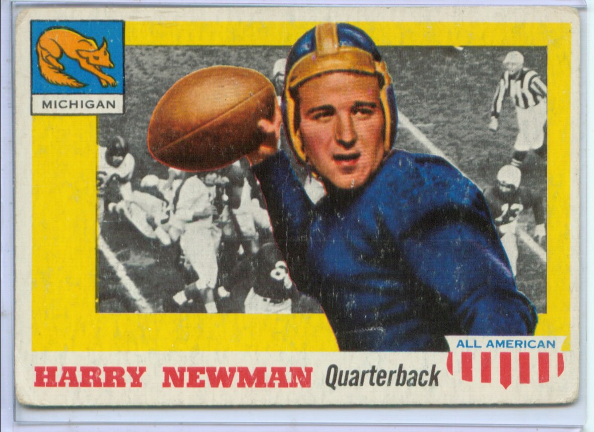 1955 Topps All American #62 Harry Newman RC