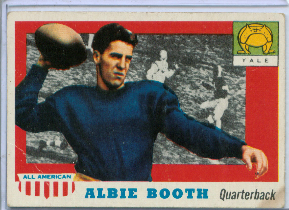 1955 Topps All American #86 Albie Booth SP RC
