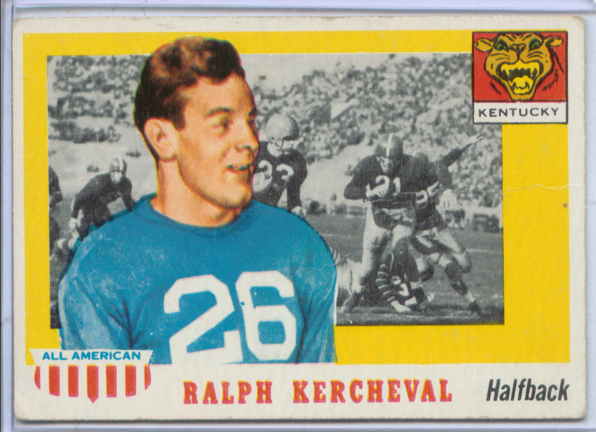 1955 Topps All American #88 Ralph Kercheval
