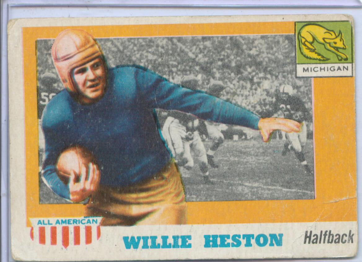 1955 Topps All American #93 Willie Heston SP RC