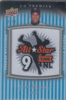 2008 Upper Deck Premier Stitchings #MA Juan Marichal/50