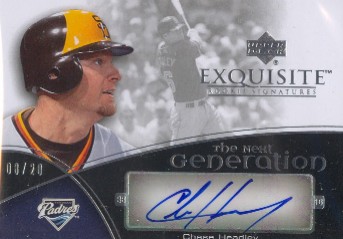2007 Exquisite Collection Rookie Signatures The Next Generation Signatures #CH Chase Headley