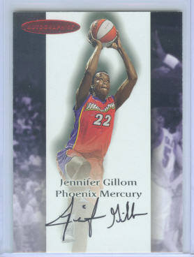 2000 SkyBox Dominion WNBA Autographics #3 Jennifer Gillom