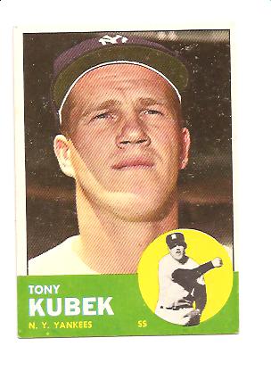 1963 Topps #20 Tony Kubek