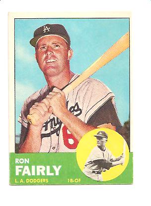 1963 Topps #105 Ron Fairly