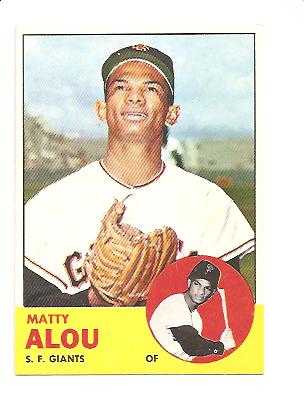 1963 Topps #128 Matty Alou