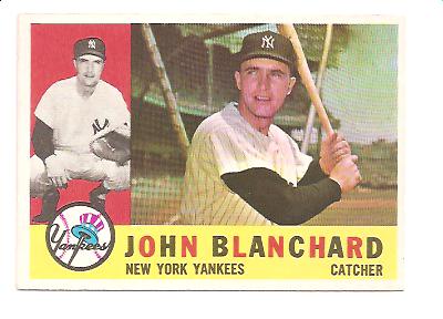 1960 Topps #283 Johnny Blanchard
