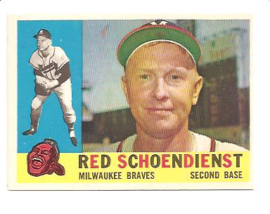 1960 Topps #335 Red Schoendienst