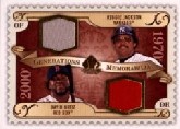 2009 SP Legendary Cuts Generations Dual Memorabilia #GMJO David Ortiz/Reggie Jackson