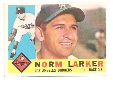 1960 Topps #394 Norm Larker